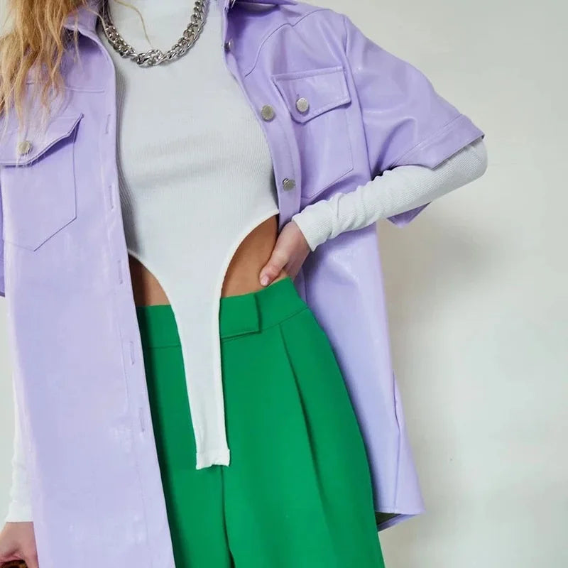 Y2K European and American square neckline, hem, top crotch, women's solid color versatile street long sleeved casual slim fit ju