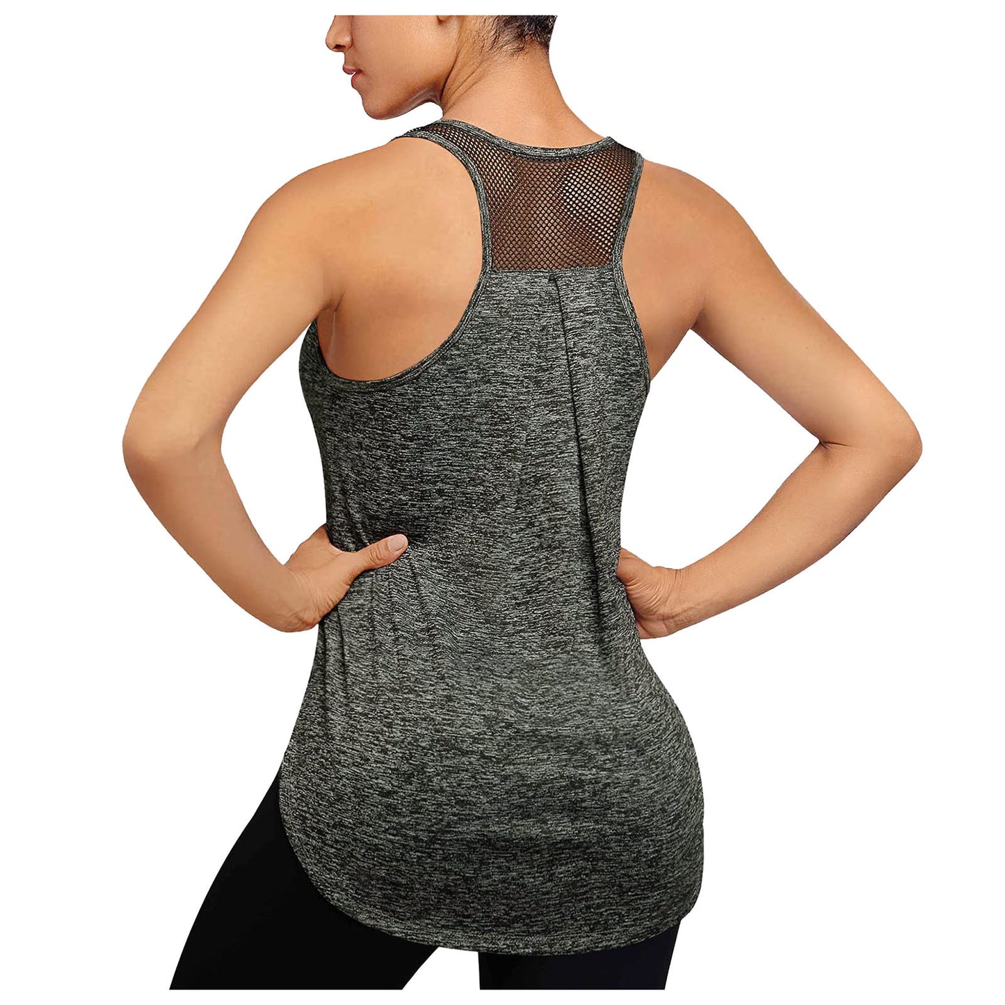 Tops Workout Tops Tank Yoga Racerback Mesh Running Women Shirts Women's Blouse 2x Ladies Tops Muscle Tee
