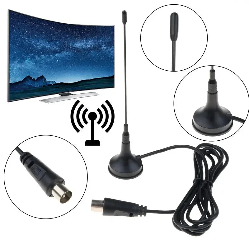New Freeview HDTV Digital Indoor Signal Receiver 5dBi DVB T Mini TV Antenna Aerial Booster CMMB Televison Receivers