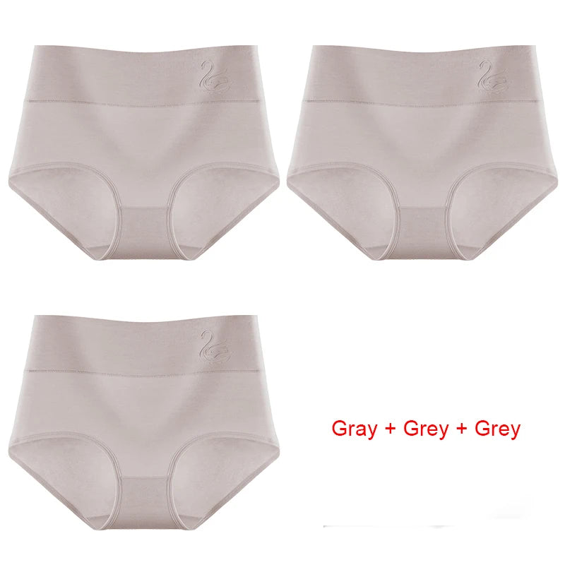 Cotton Panties Women's High Waist Underwear Abdominal Plus Size Briefs Girls Female Seamless Underpants Sexy Lingeries Soft Lady
