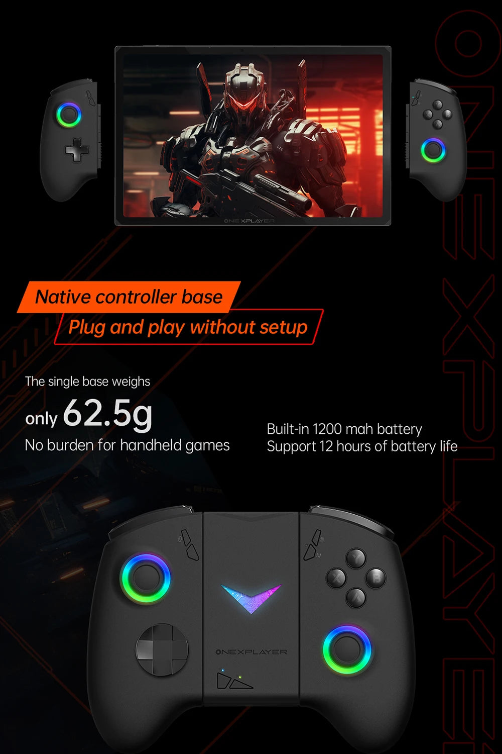 OneXPlayer X1 PRO AMD Ryzen AI 9 HX370 /8840U Laptop Tablet 3 IN 1 PC Game Console 10.95" Windows Handheld Controllers Computer