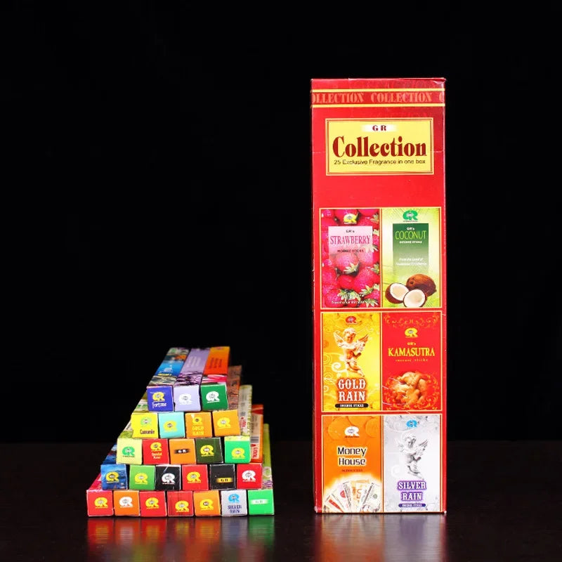 GR India Stick Incenses White Sage Sandalwood Natural Household Indoor Clean Air Indian Incense Sticks Handmade Meditation