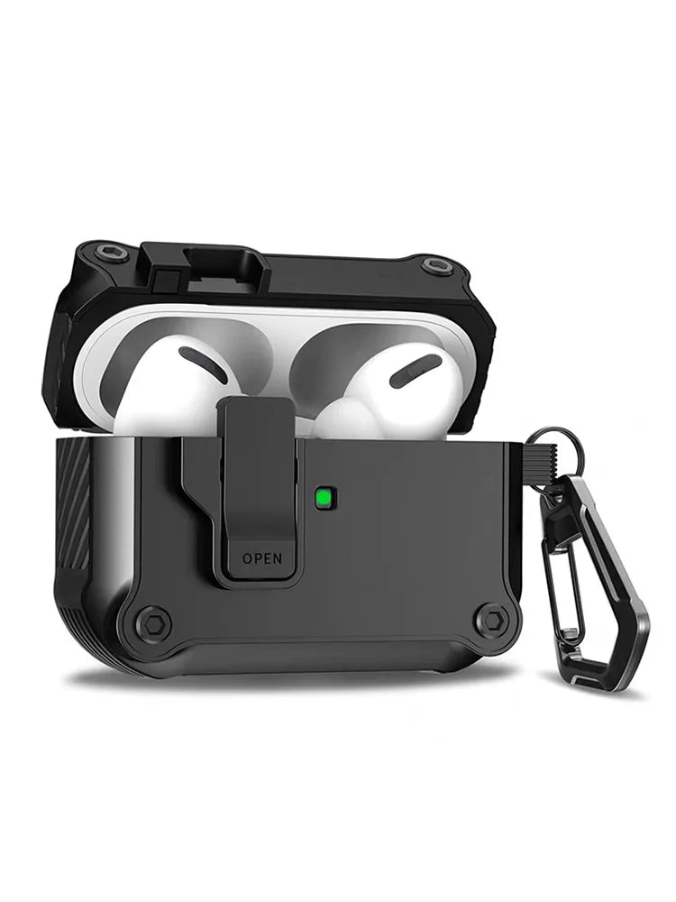 Security Lock Cover for AirPods Pro 2 3 Case for AirPods Pro2 Pro 2nd Gen 2023 Case Shockproof Cover For Airpods 4 4th 3 Fundas
