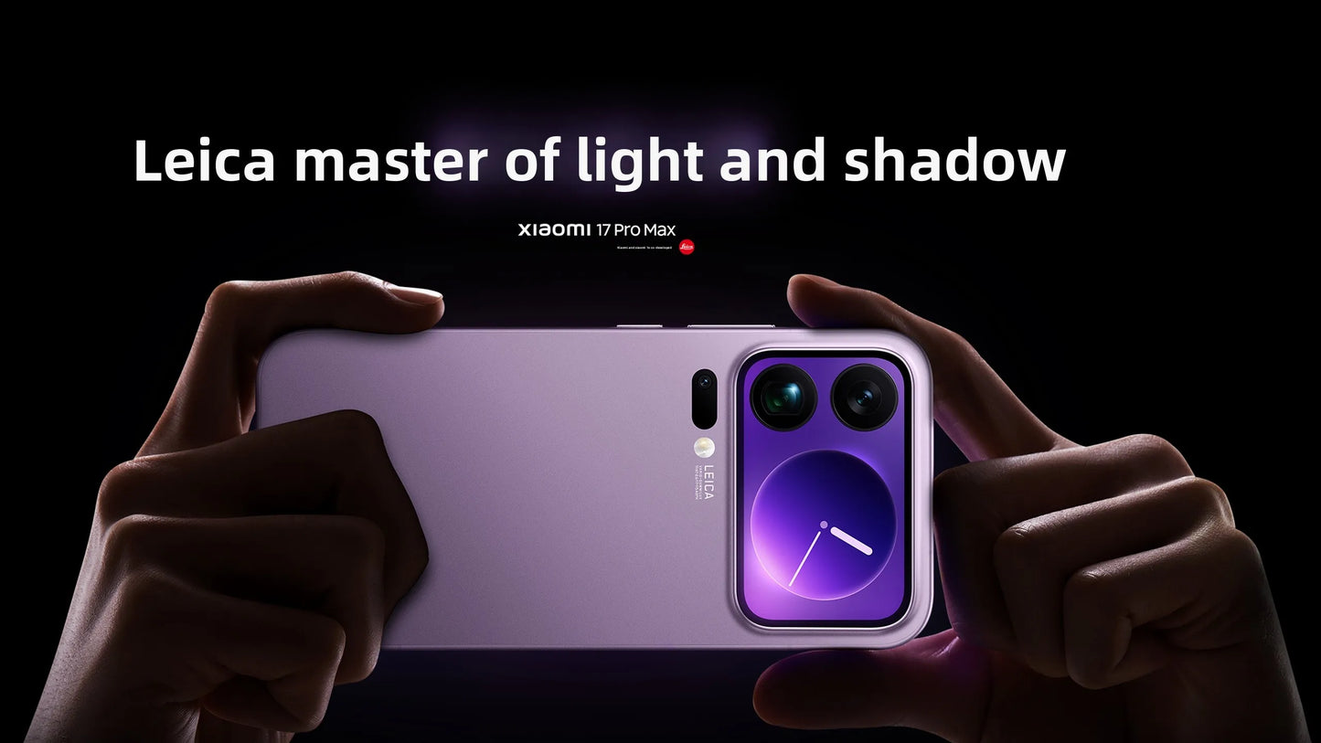 CN Version Xiaomi 17 Pro Max Smartphone 6.9" Display Snapdragon 8 Elite Gen5 7500mAh Battery 100W Hyper Charge Dual Screen