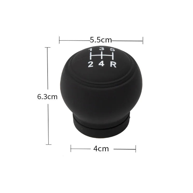 Gear Shift Knob Silicone Cover Gear Rod Protector Dustproof WaterProof Lever Handle Skin Nonslip Manual Shifter Universal