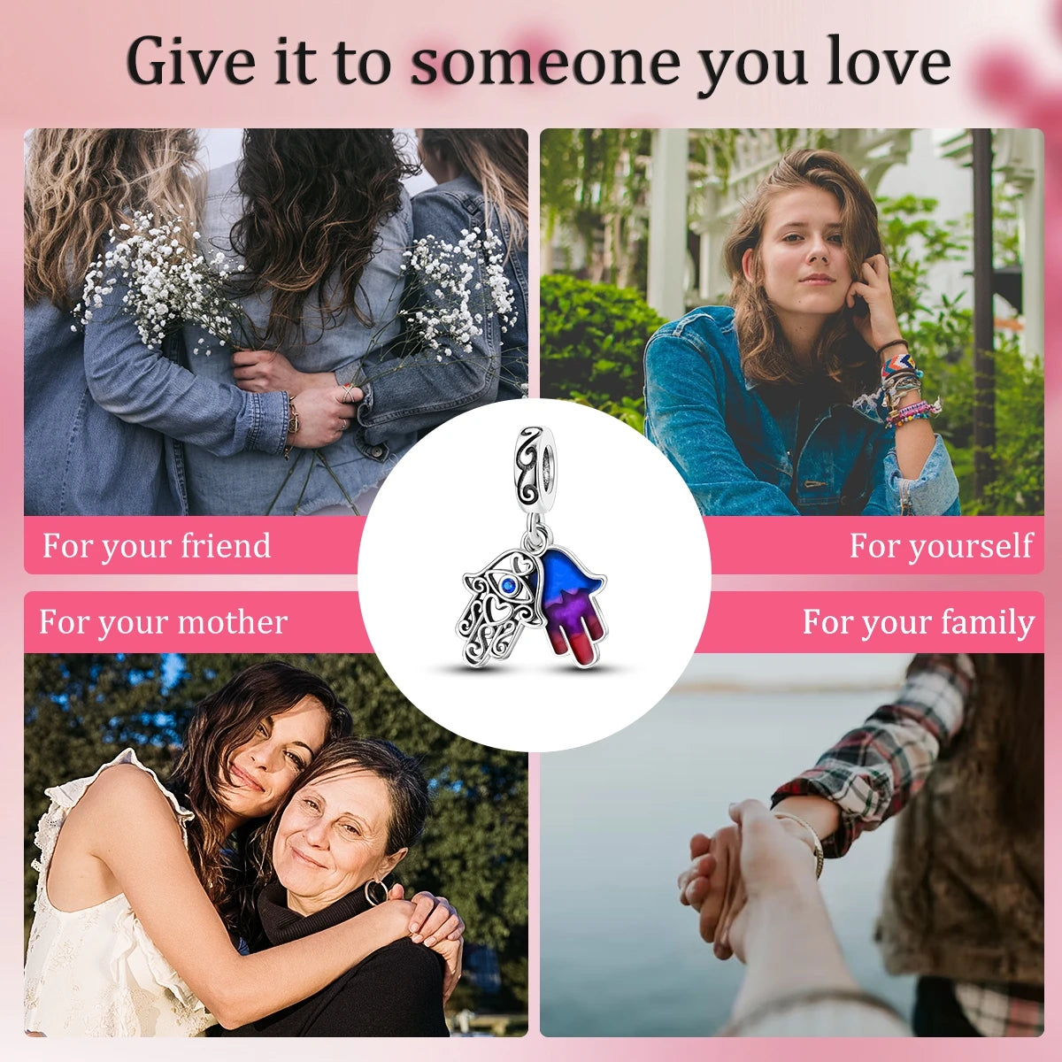 925 Silver Plated Firefly Pizza Cake Charms Fit Original Pandora Bracelet Making Fashion Jewelry