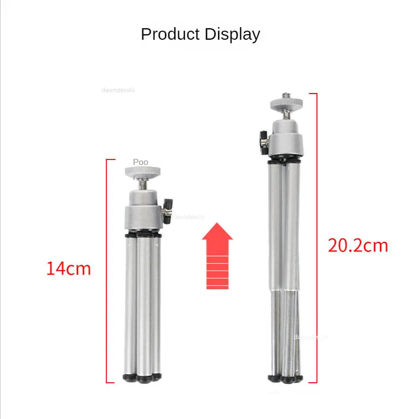 Mini Flexible Tripod 2 Section Stand Holder for Projector Camera Desktop Tripod for Mobile Phone Tripod for Camera