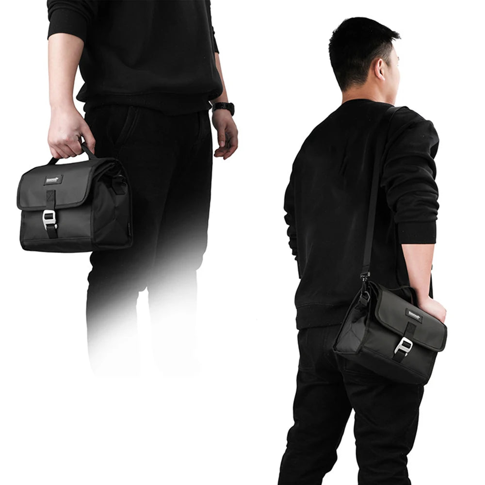 Folding Bike Handlebar Bag Multi-functional Bike Front Bag Insulated Bike Basket Bag with Rain Cover