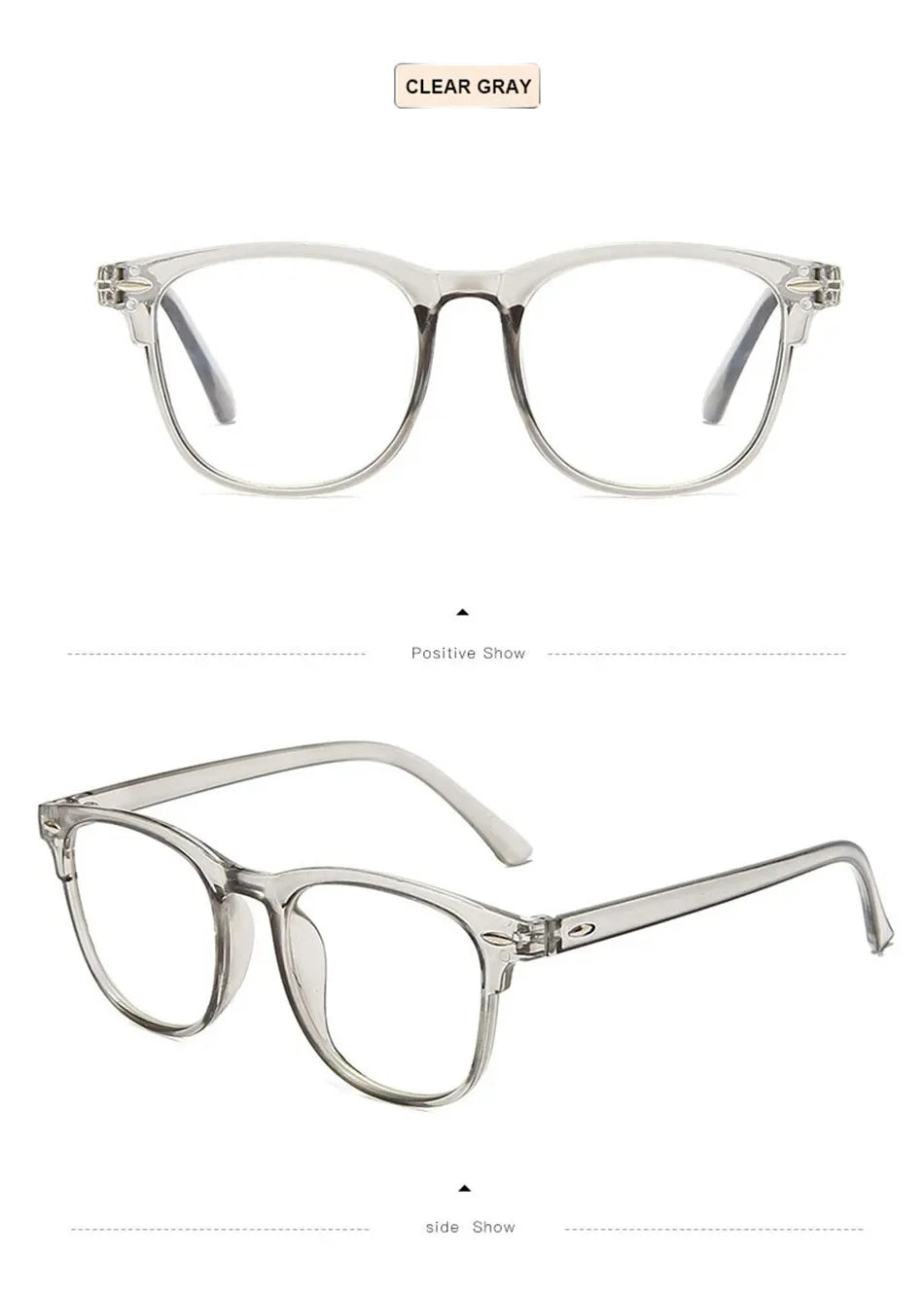 Classic Transparent Computer Glasses Frame Women Men Anti Blue Light Blocking Glasses Optical Glass Lenses Oculos Male Очки