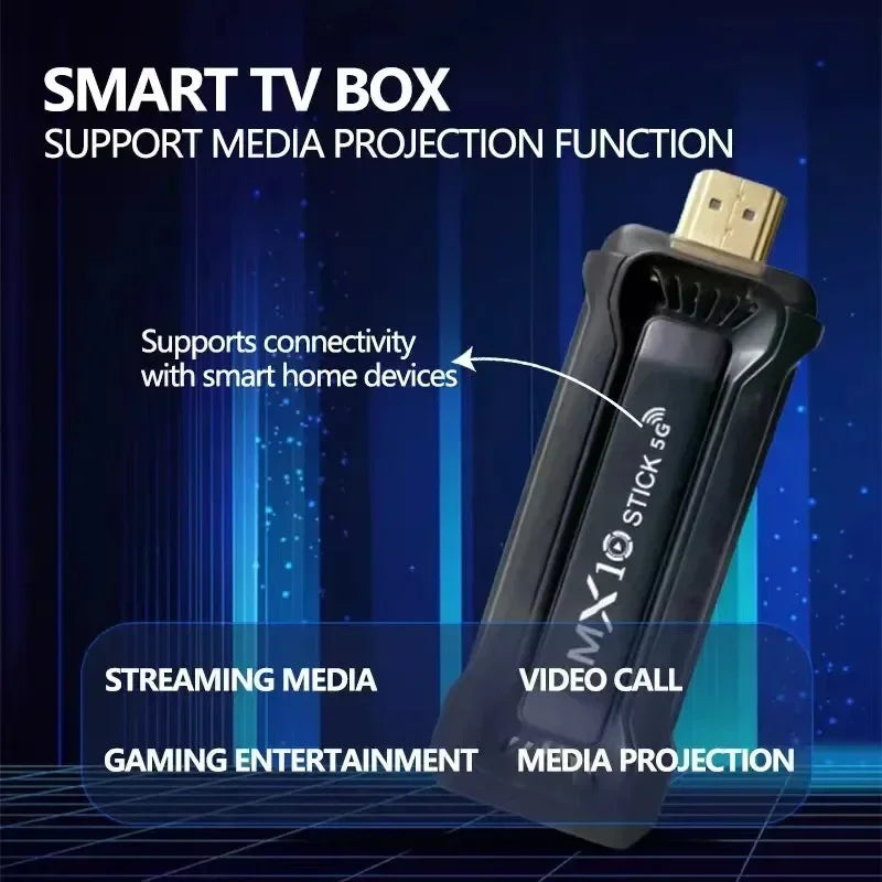 Wholesale MX10 TV Stick RK3228A HDR IPTV 4K Smart TV Dongle Dual Wifi 1GB 8GB 4 Core 64bit Android TV Box With Remote Control