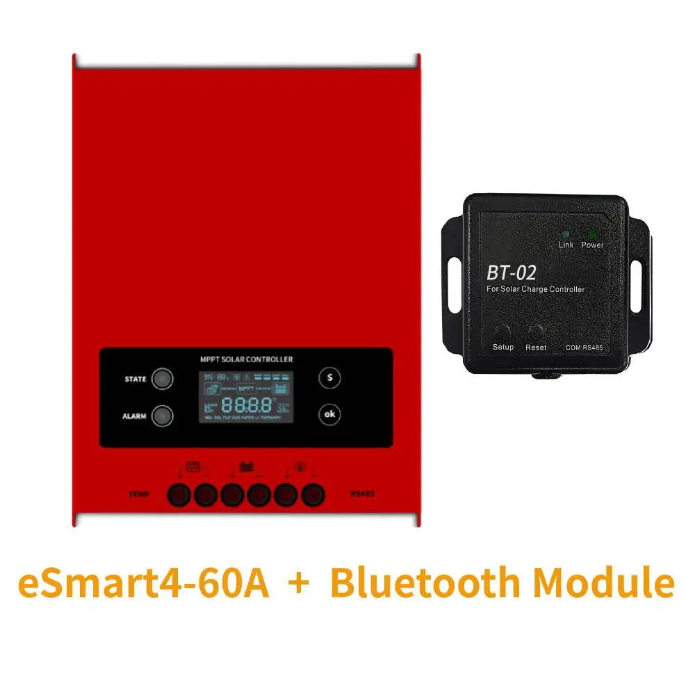 Intelligent MPPT Solar Charge Controller eSmart 60A Panel Charger Regulateur Lithium Battery 12V 24V 36V 48V With Wifi App