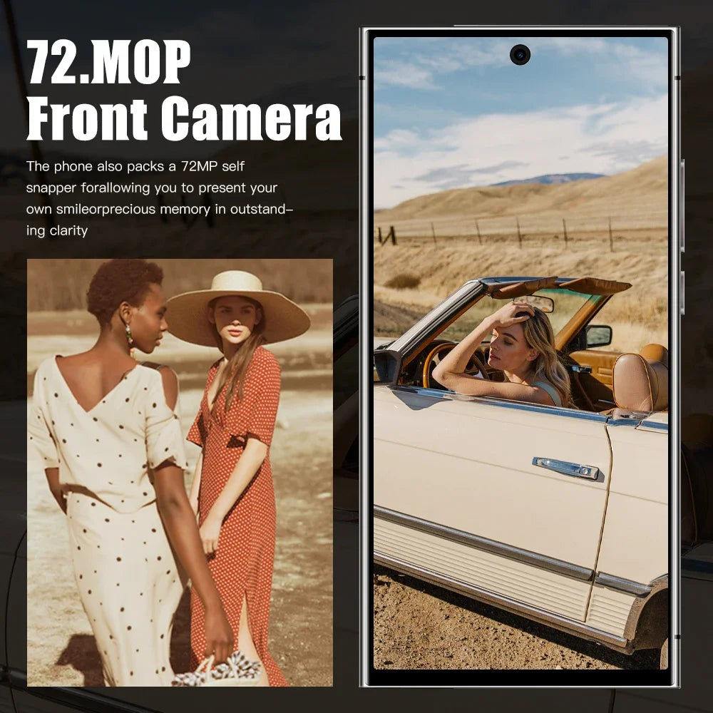 2025New S24 Ultra 7.3HD Cellphones Global Version 4G 5G Original Smartphone Dual SIM Android 14 Cell Phone 8000mAh Mobile Phones