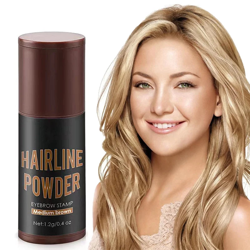 Yajukai 1 Pcs Hairline Shadow Powder Waterproof Hairline Powder Lasting Hair Root Cover Up Suitable For Different Hair Colors