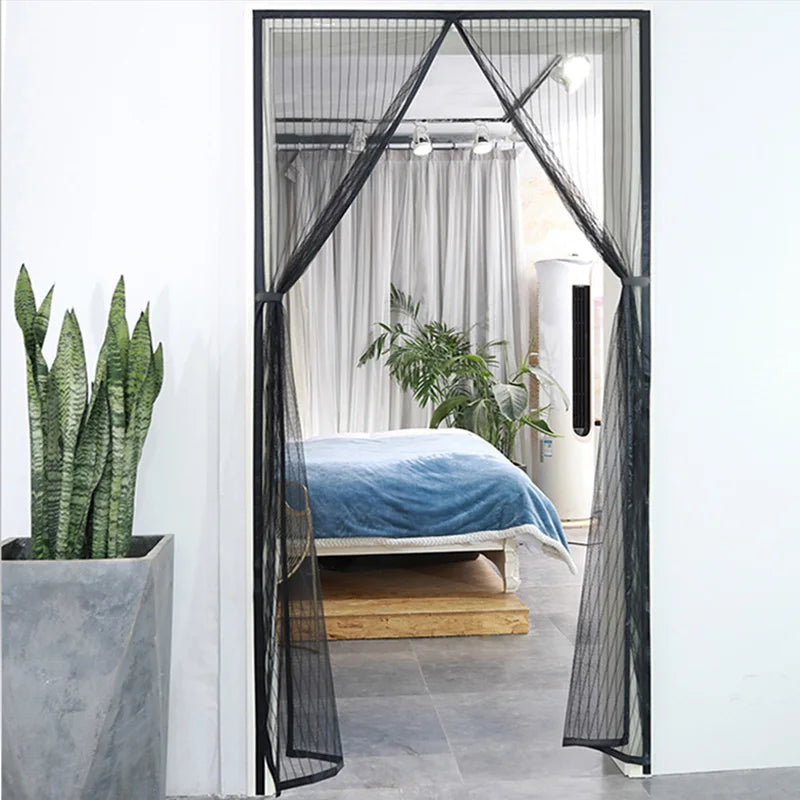 1PC New Magnetic Screen Door Curtain Anti-Mosquito Net Fly Insect Screen Mesh Automatic Closing 4 Size Easy Installation