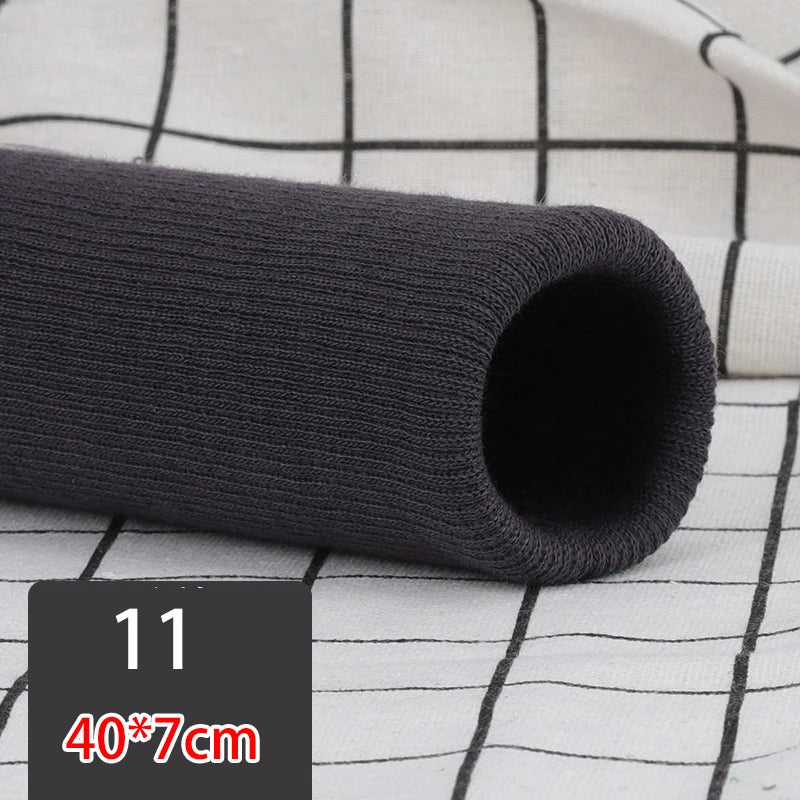 40cm Elastic Rib Cuffs Knitted Fabric Sweater Garment Cuffs Trouser Legs Seamlessly Repair Lengthening Sewing Accessories