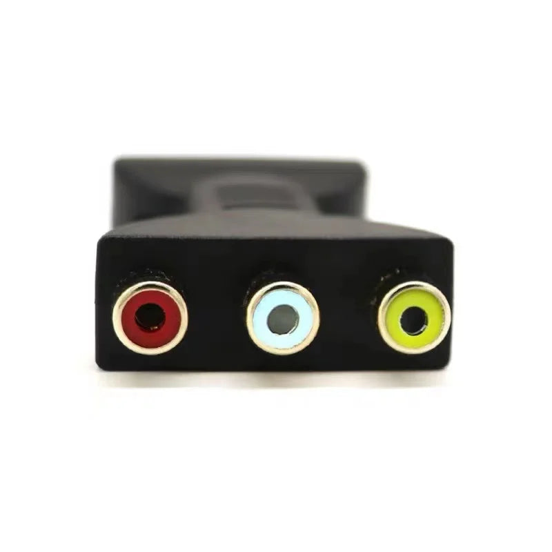 HD HDMI to AV Adapter Cable 3RCA Lotus Head Red White Yellow/Red Green Blue Converter HDMI to Audio Video