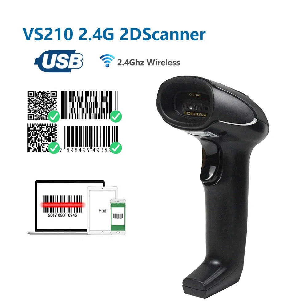 Barcode Scanner  1D/2D QR Bar Code Reader PDF417 for Mobile IOS Android IPAD