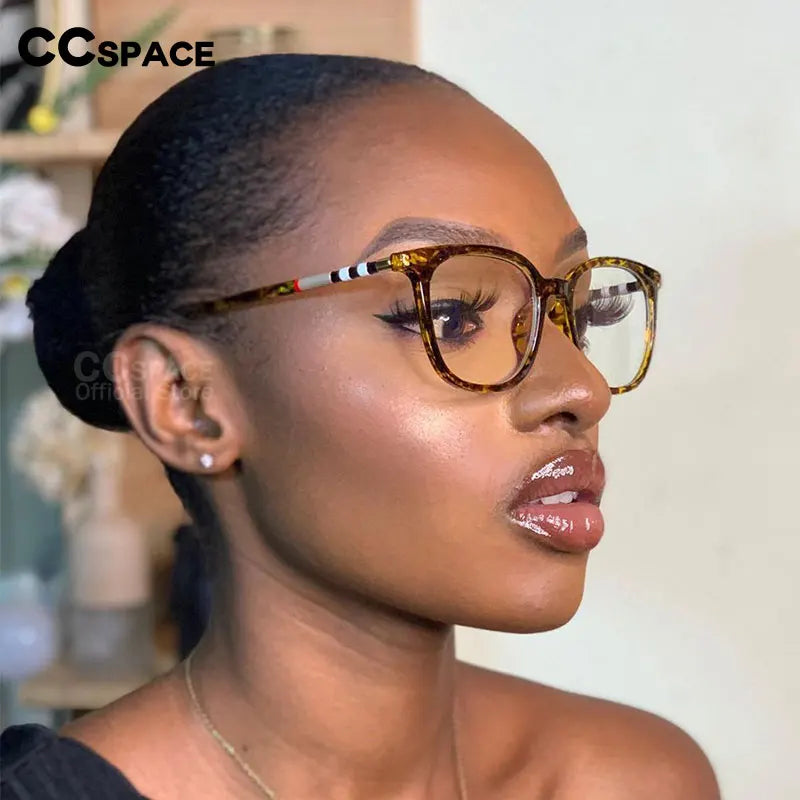 47892 Women Trending Styles Anti Blue Computer Glasses Tr90 Cat Eye Luxury Glasses Frames Men Fashion Brand Optical