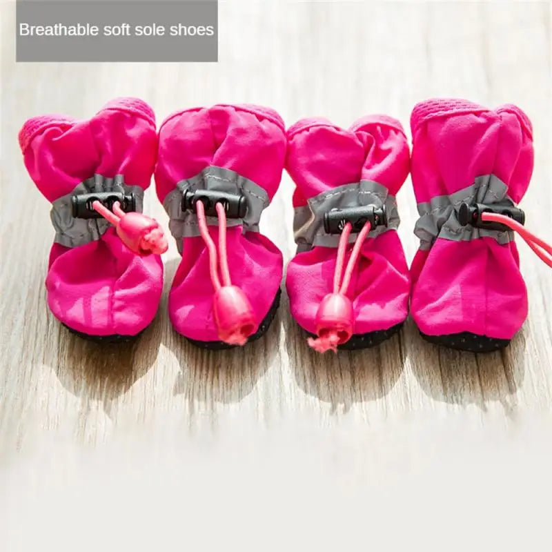 Waterproof Pet Dog Shoes Anti-slip Rain Snow Boot Footwear Thick Warm for Small Cats Dogs Puppy Dog Socks Booties Pet Shoes