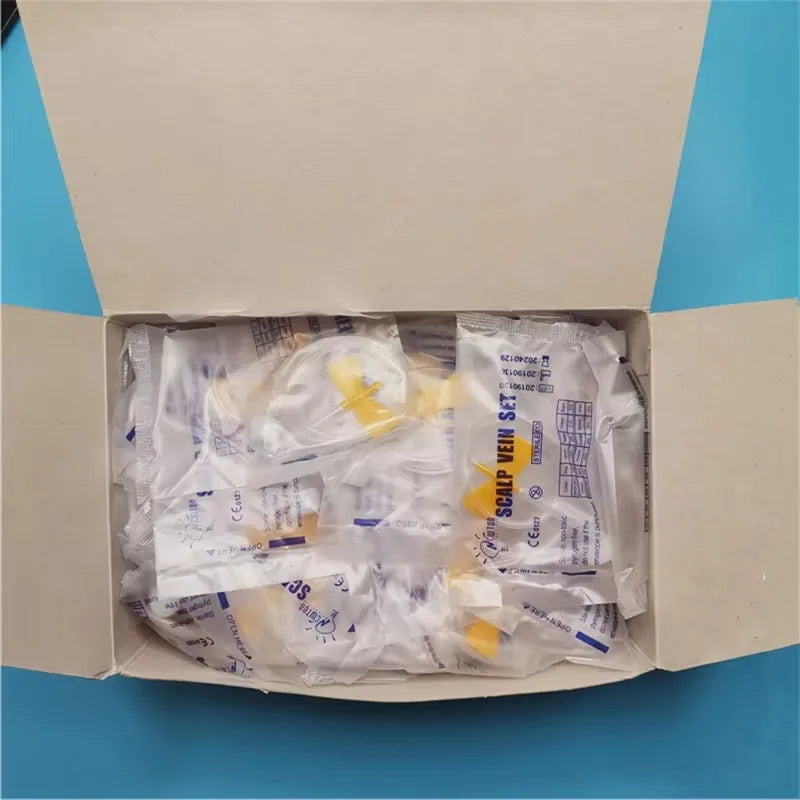 Disposable Needle Sterile Scalp Vein Set 21G 23G 25G Pet Medical Double Wings for Infusion Set