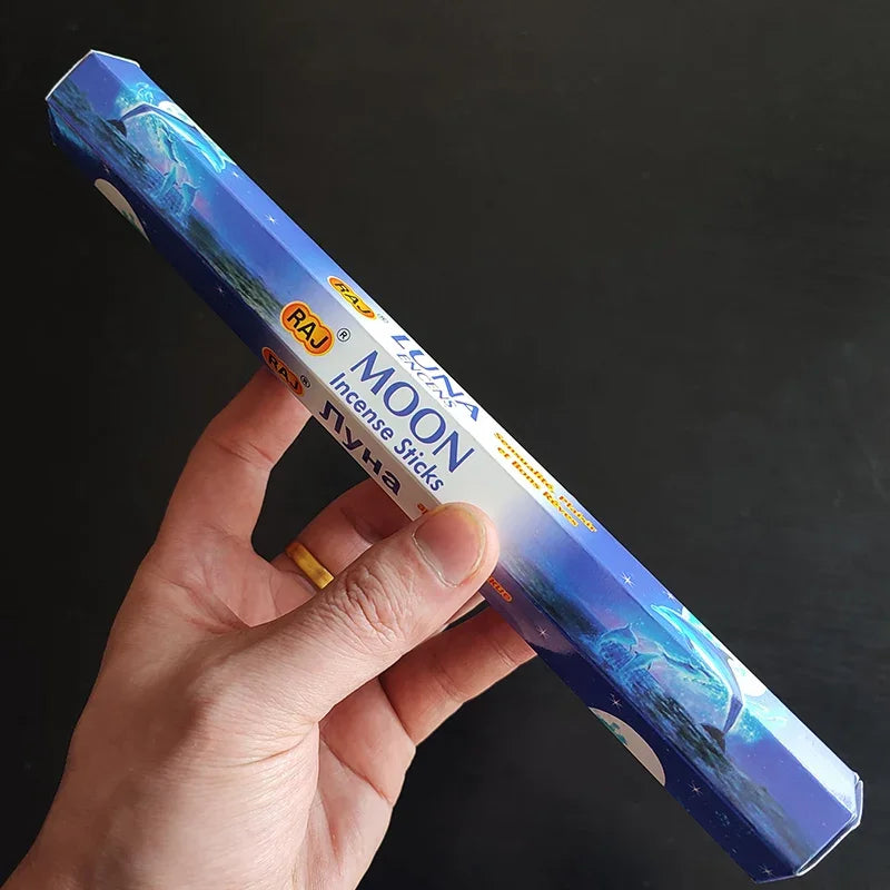 YXYMCF India Sandalwood Incense Sticks Meditation Lavender Sage Palo Santo Tibetan Line Incense Aromatherapy Lasting Fragrance