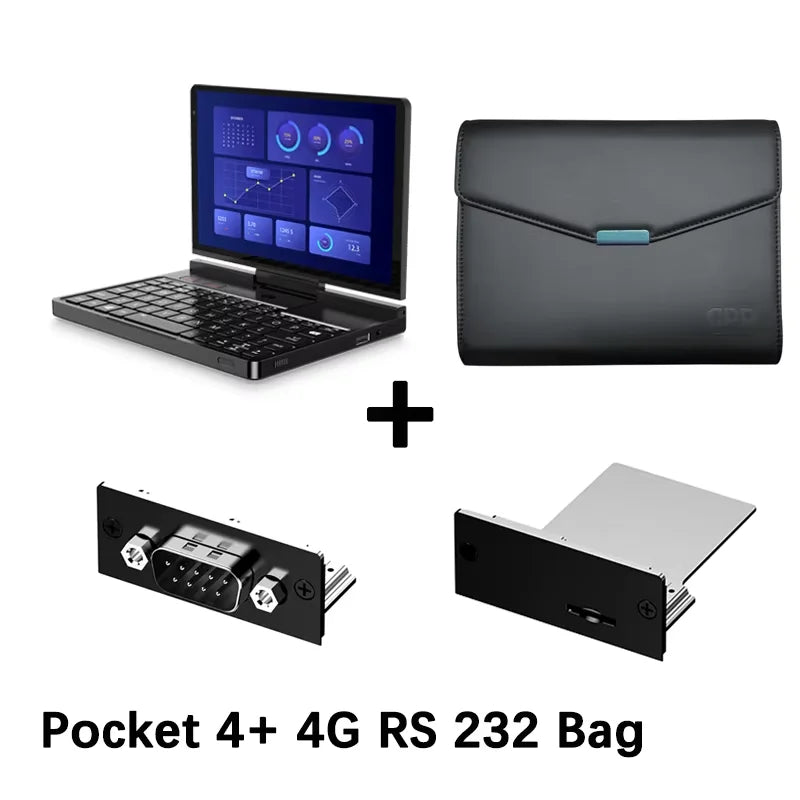 New 2025 version In stock! Original GPD Pocket 4 8.8-inch AMD AI 9 HX 370 64GB RAM 2TB NVMe Mini Laptop Computer for business