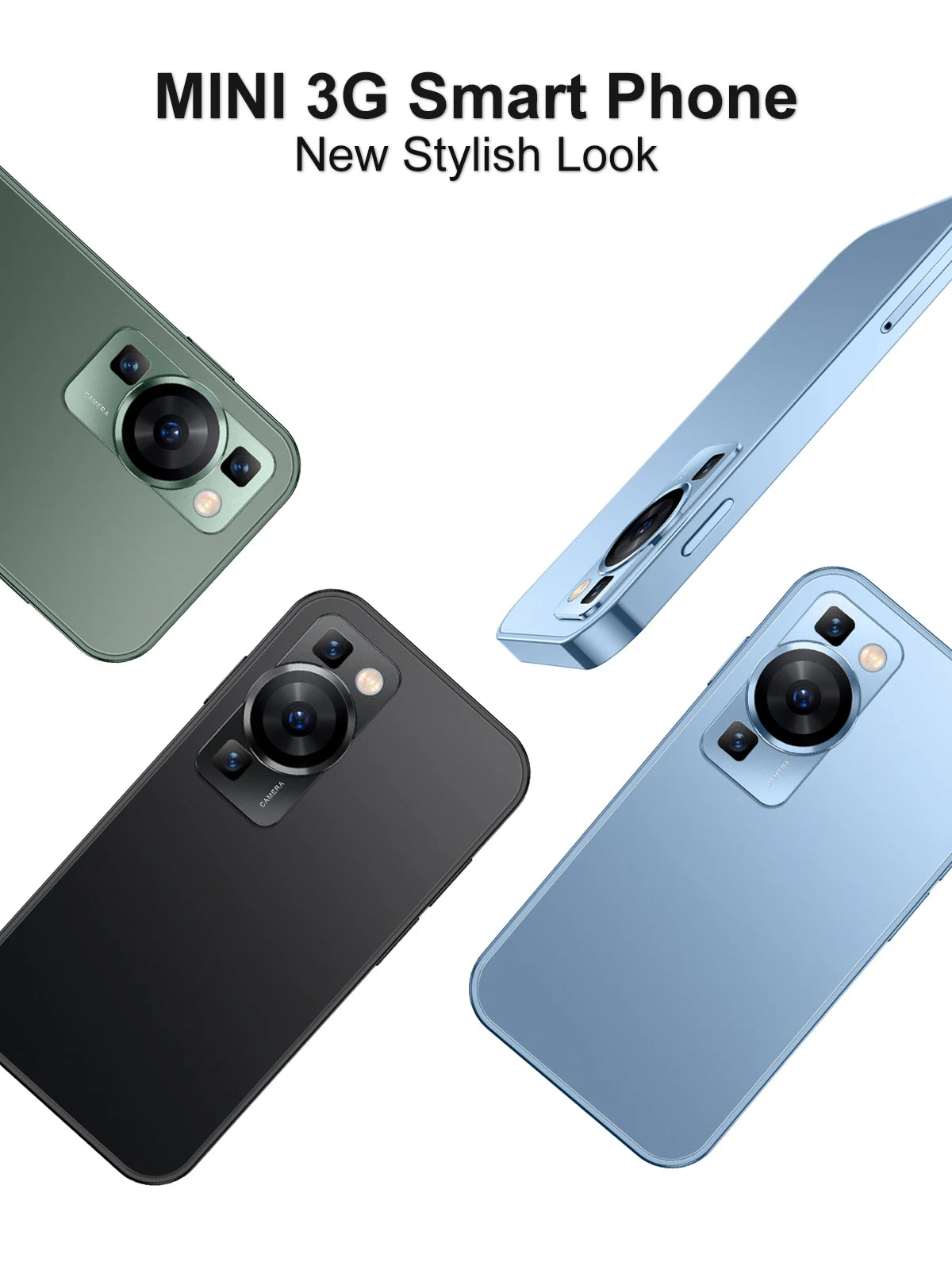 SERVO P60 PRO Mini Android Smartphone 3.0" Display Google Play 2GB+16GB WIFI Hotspot GPS Small Pocket Mobile Phones Low Price