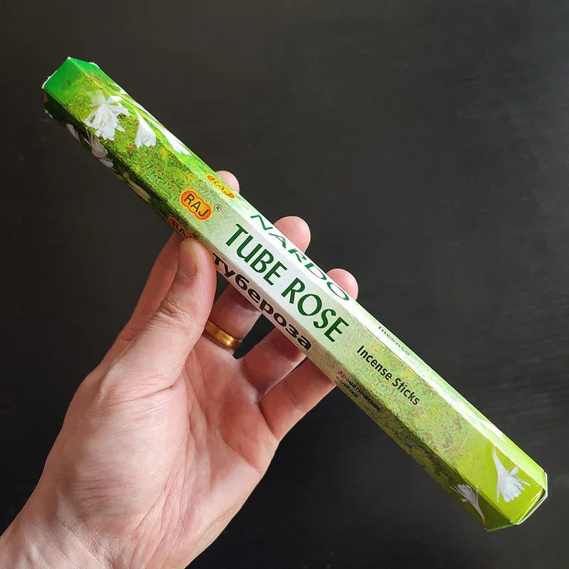 YXYMCF India Sandalwood Incense Sticks Meditation Lavender Sage Palo Santo Tibetan Line Incense Aromatherapy Lasting Fragrance