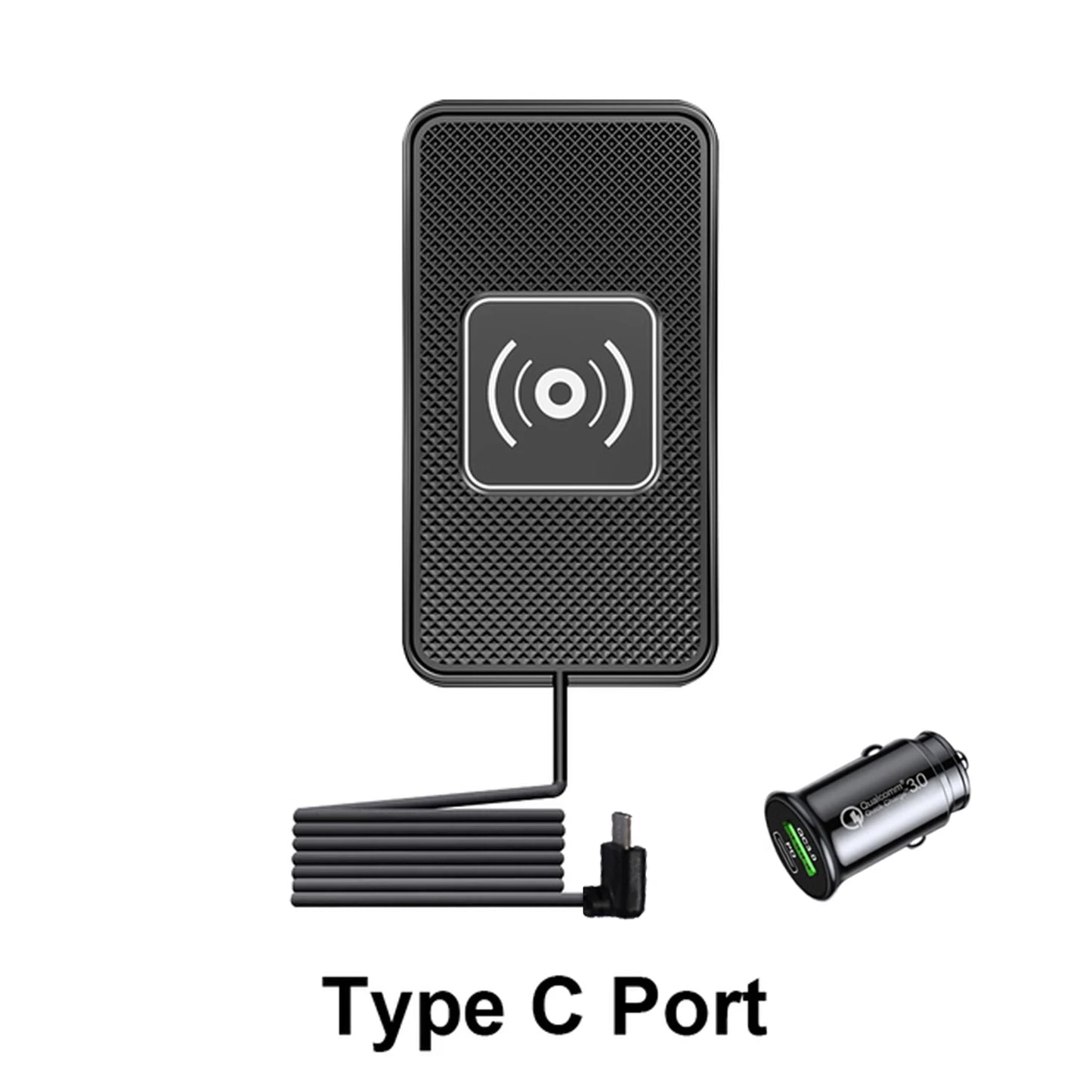 15W Wireless Charger Car Fast Charging Pad for iPhone 14 13 12 11 Pro Xs Max X XR 8 Plus Ulefone Doogee Samsung Note 9 Note S23