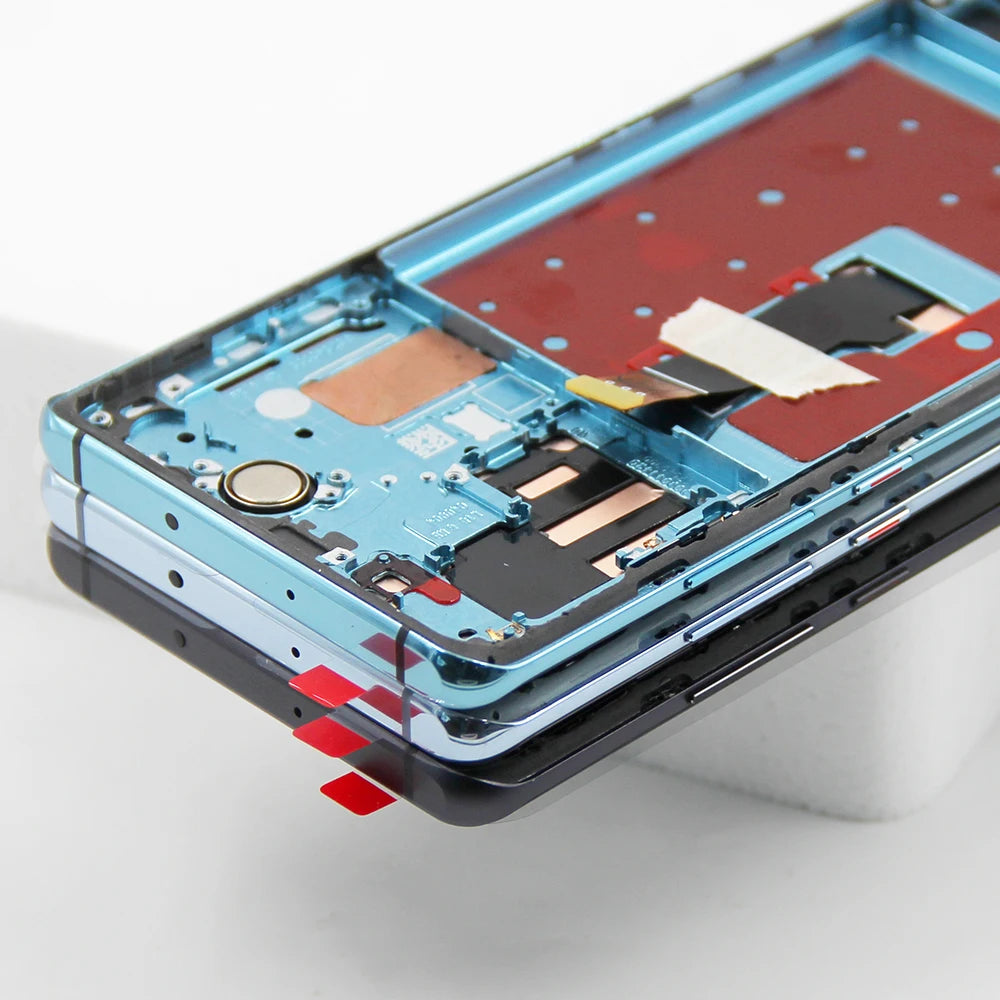 P30 Pro Display with Fingerprints, New AMOLED for Huawei P30 Pro VOG-L29 VOG-L09 Lcd Display Touch Screen Digitizer Replacement