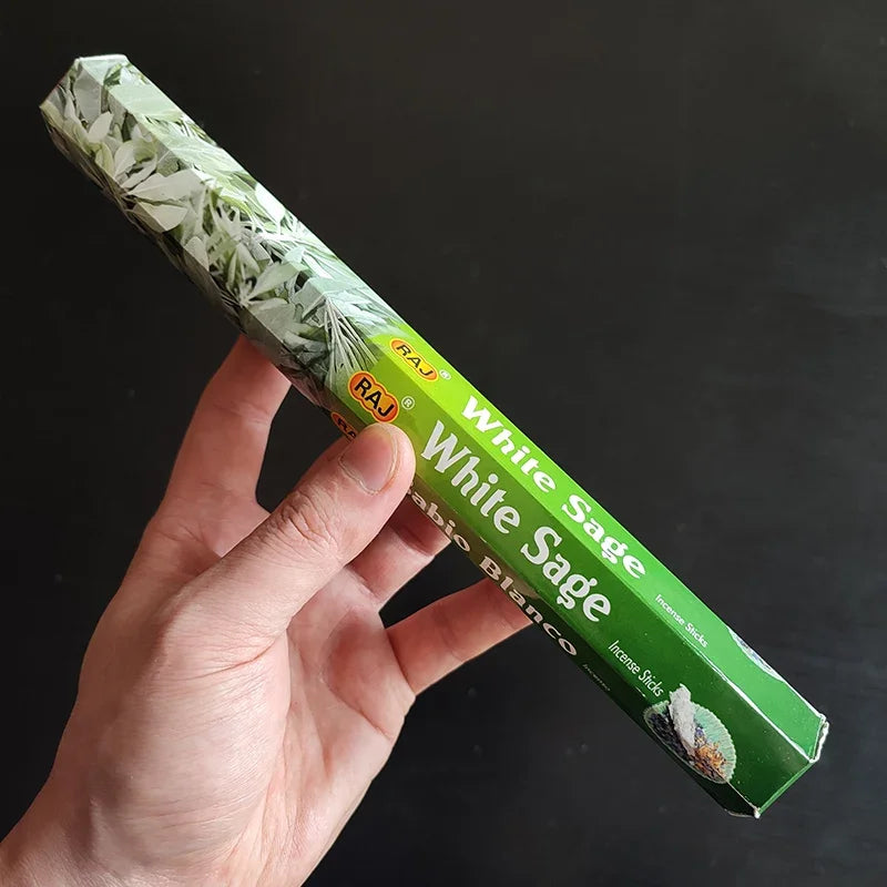 YXYMCF India Sandalwood Incense Sticks Meditation Lavender Sage Palo Santo Tibetan Line Incense Aromatherapy Lasting Fragrance