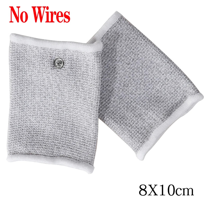 2 Way Electrode Wire Gloves 2.5mm Cable EMS Muscle Stimulator Electrode Pads TENS Unit Massage Machine Lead Wire Replacement