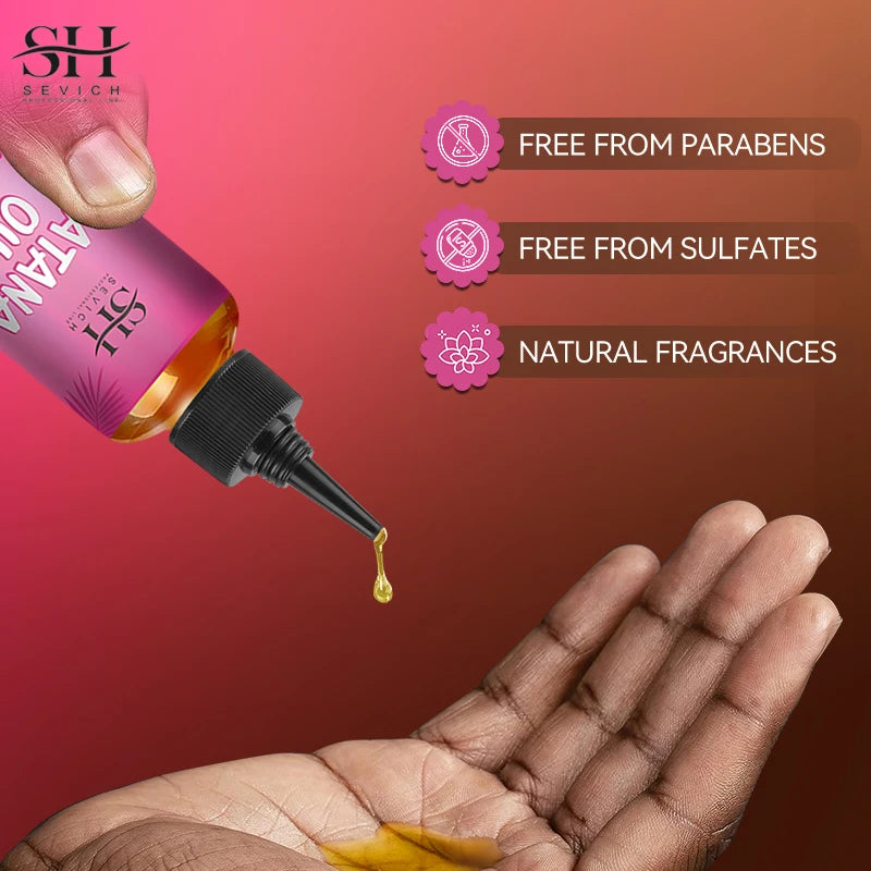 100% Pure Batana Oil From Honduras Natural Batana Butter For Hair Growth Alopecia Areata Hair Loss Treatment For Men & Women