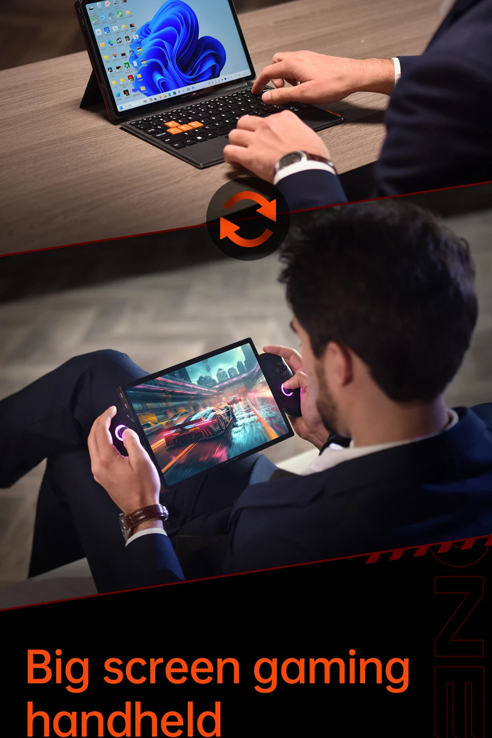 OneXPlayer X1 PRO AMD Ryzen AI 9 HX370 /8840U Laptop Tablet 3 IN 1 PC Game Console 10.95" Windows Handheld Controllers Computer