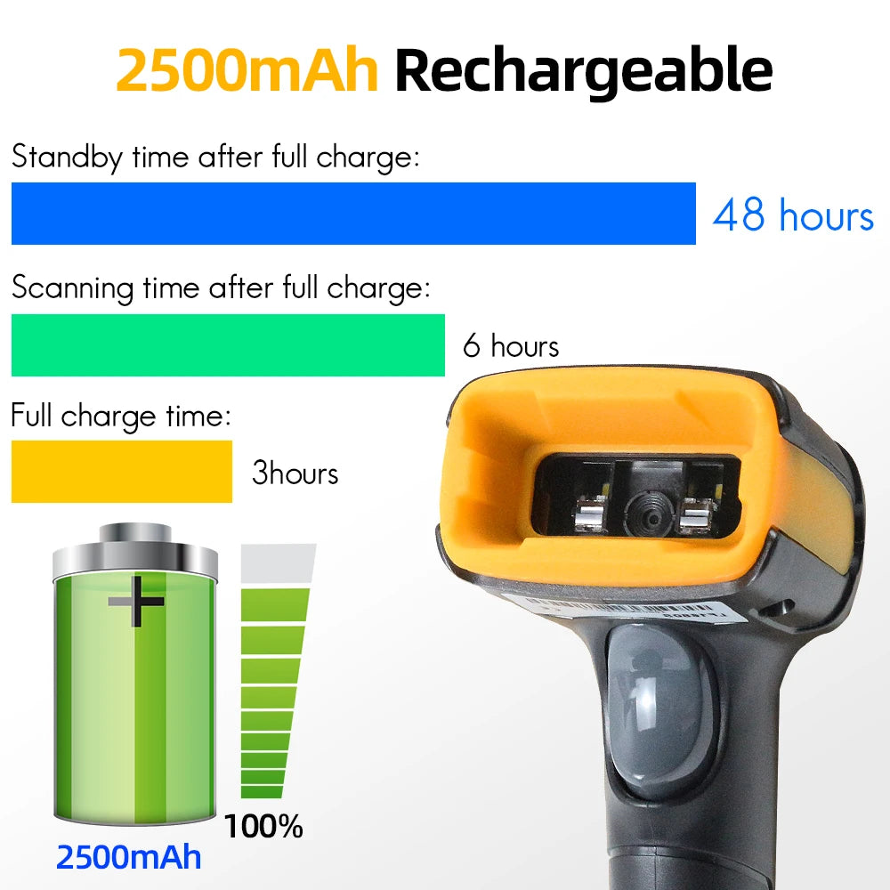 Barcode Scanner  1D/2D QR Bar Code Reader PDF417 for Mobile IOS Android IPAD