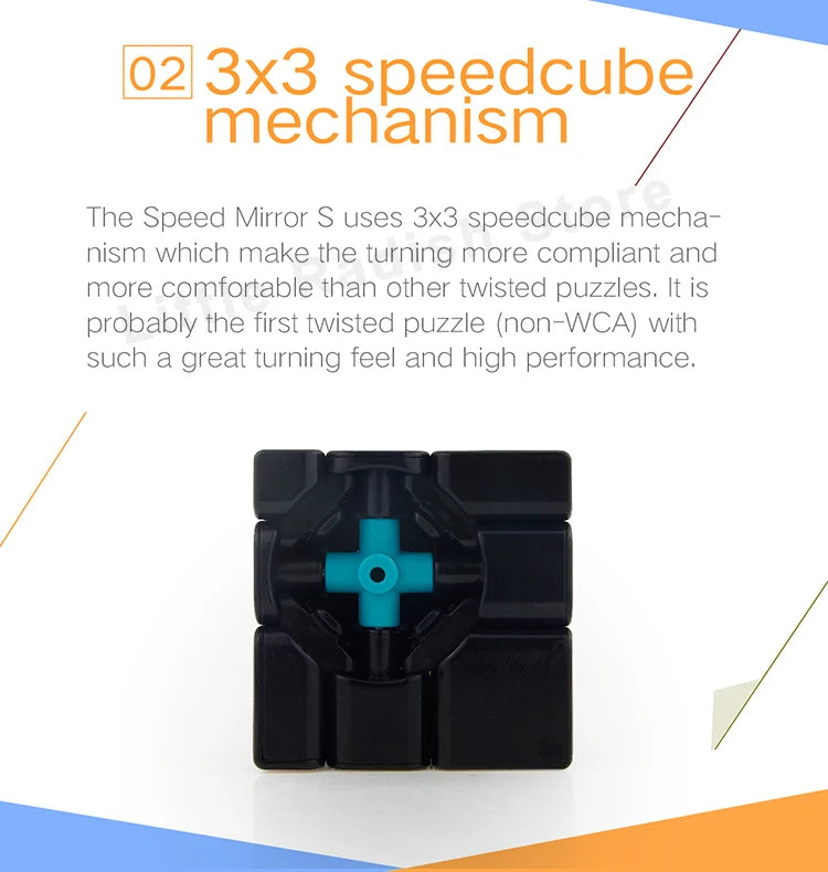 [Picube] MoYu MeiLong Mirror 3x3 Magic Cube Puzzle Silver Gold Stickers Speed Cubes Professional Learning Toys For Children Gift