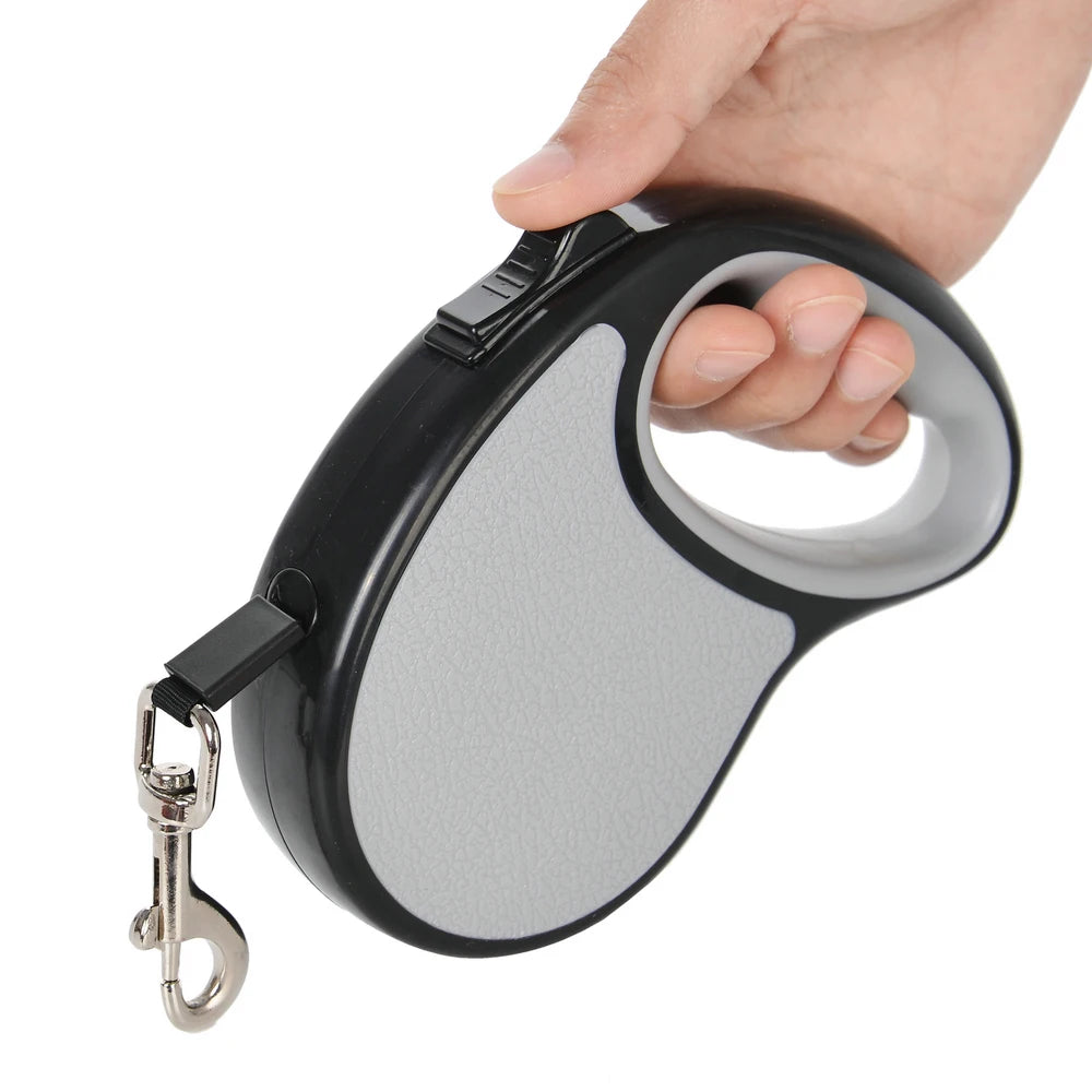 3m 5m Durable Dog Leash For Small Medium Dogs Nylon Strong Retractable Candy Color Traction Rope French Bulldog Pet Supplies