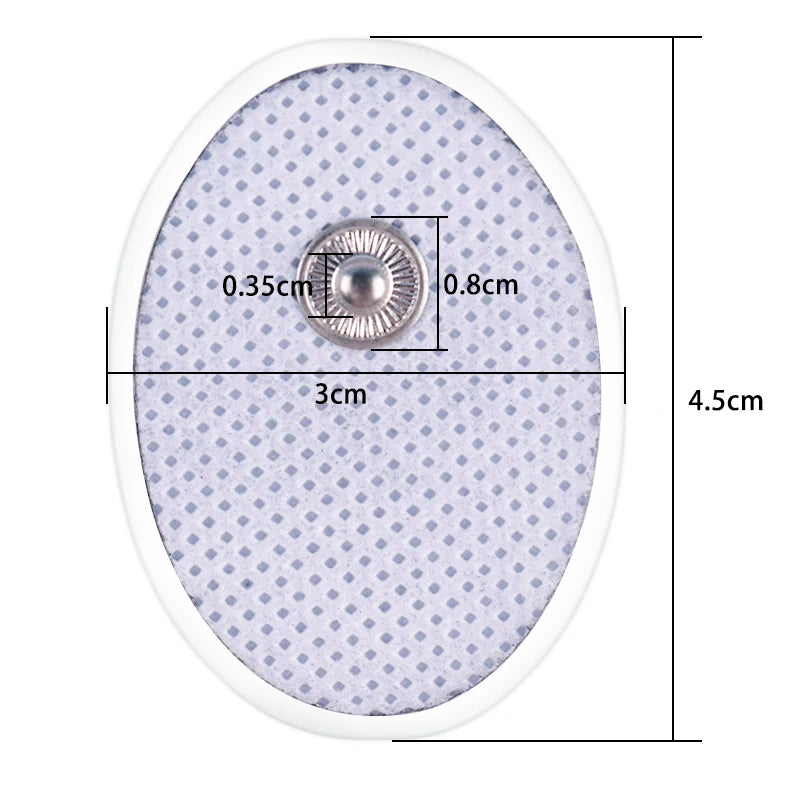 10/20PCS Electrode Pads Gel For Tens Acupuncture Physiotherapy Machine Slimming Pulse Ems Muscle Stimulator Massager Sticker