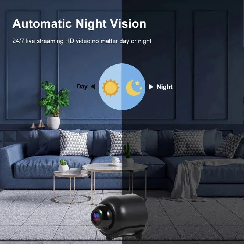 New X5 Camera Wireless 1080P Night Vision Cam Surveillance Security Video Motion Detect  Camcorder Mini Cam Monitor Smart Home