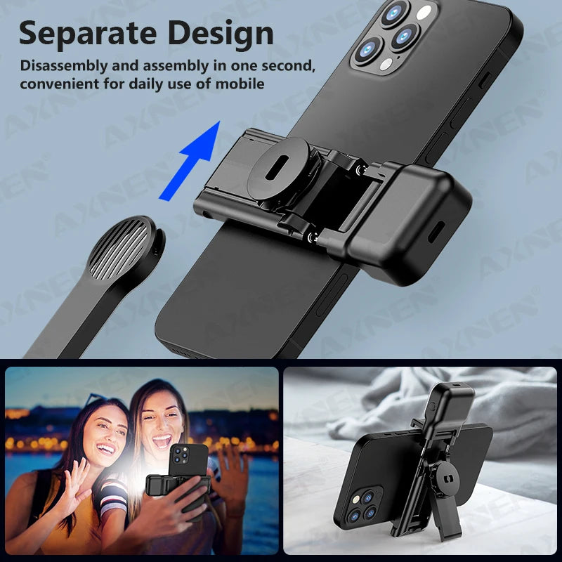 C01s Selfie Stick Tripod with Fill Light, Detachable Phone Bracket Monopod,  Wireless Bluetooth Remote for Huawei iPhone Android