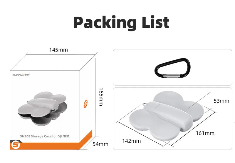 For DJI Neo Protective Carrying Case Butterfly Storage Box Drop-proof Portable Dust-proof Bag For DJI Neo Drone Accessories