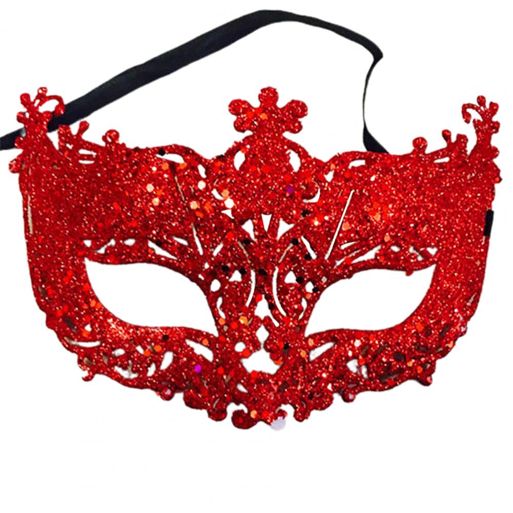 Cosplay Face Covers Party Mask Glitter Shinny Women Ribbon Mysterious Eye Cover For Masquerade Luxury Venetian Mask Halloween