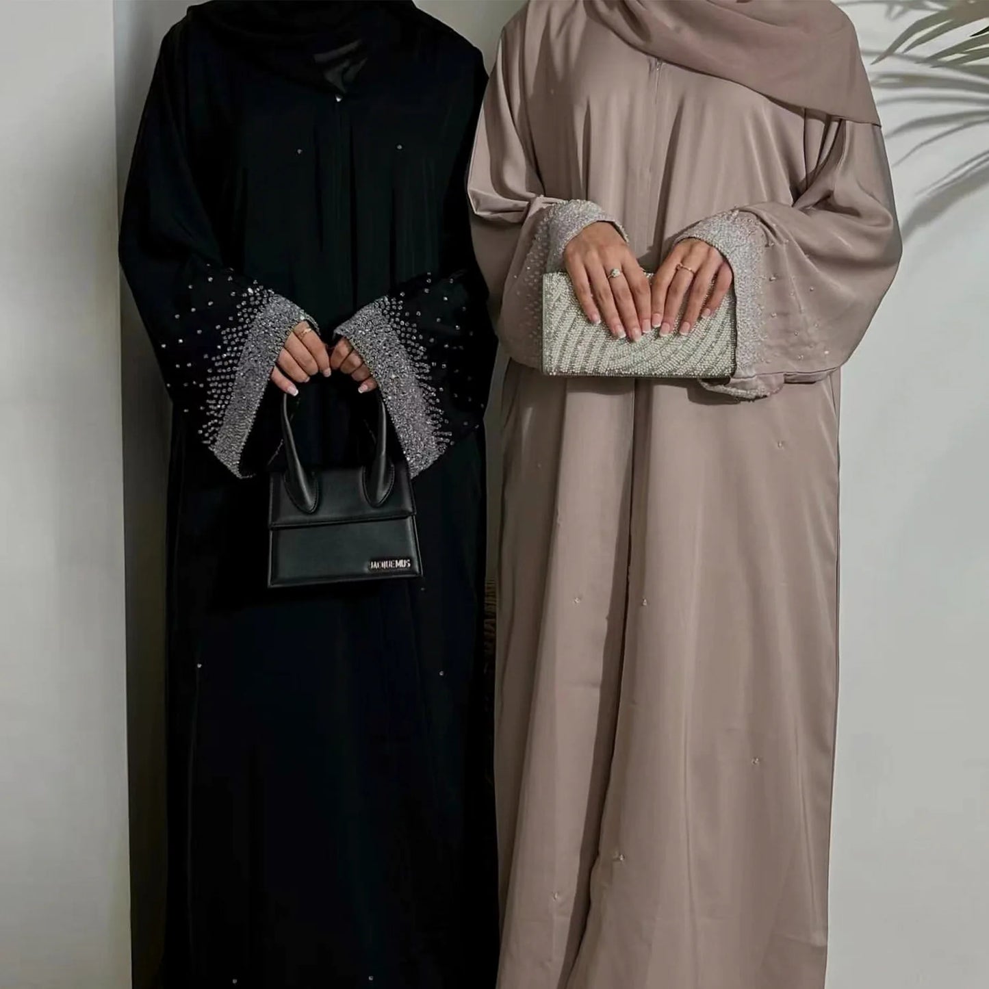Eid Muslim Diamond Abaya for Women Button Cardigan Up Jalabiya Ramadan Dress 2024 Ramadan Caftan Party Long Robe Vestido Largos
