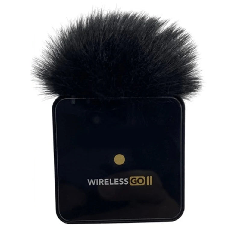 Outdoor Microphone Furry Windscreen Muff Microphone Furs Wind Cover for Rode Wireless Go II Microphone Repair Accessory