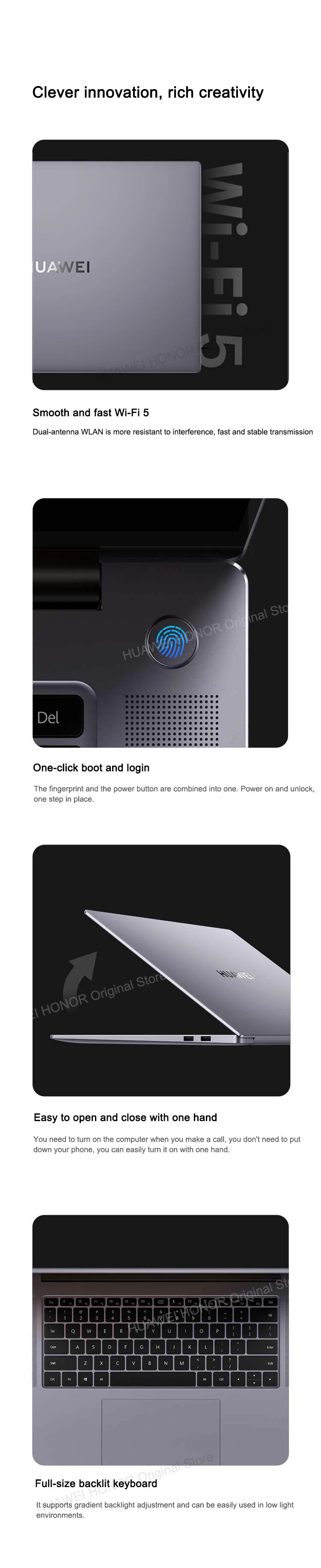 HUAWEI MateBook 16 Laptop AMD Ryzen R5-5600H/R7-5800H 16GB 512GB Notebook Radeon Graphics 16-inch 2.5K Eye Protection Computer