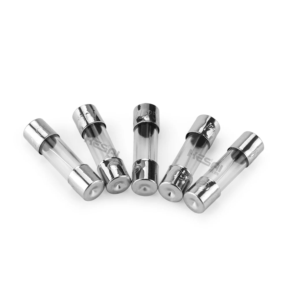 10PCS Fast Quick Blow Glass Tube Fuse 5x20mm 250V F0.2A 0.5A 1A 2A  3A 5A 6A 8A 10A15A Quick Blow Glass Tube Fuse Assorted Kits