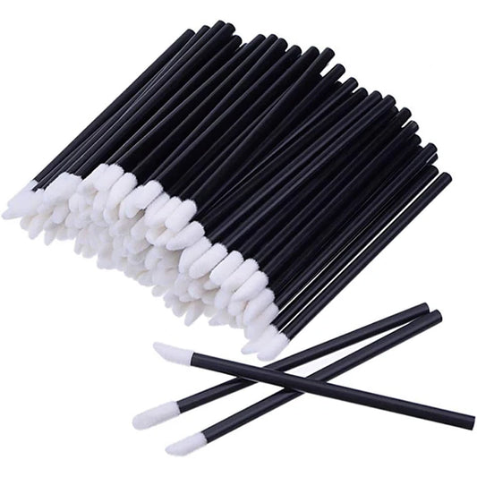 50Pcs Disposable Lip Brush Eyelash Makeups Microbrush Lash Extension Mascara Applicator Lipstick Wands Set Cosmetic Makeup Tools