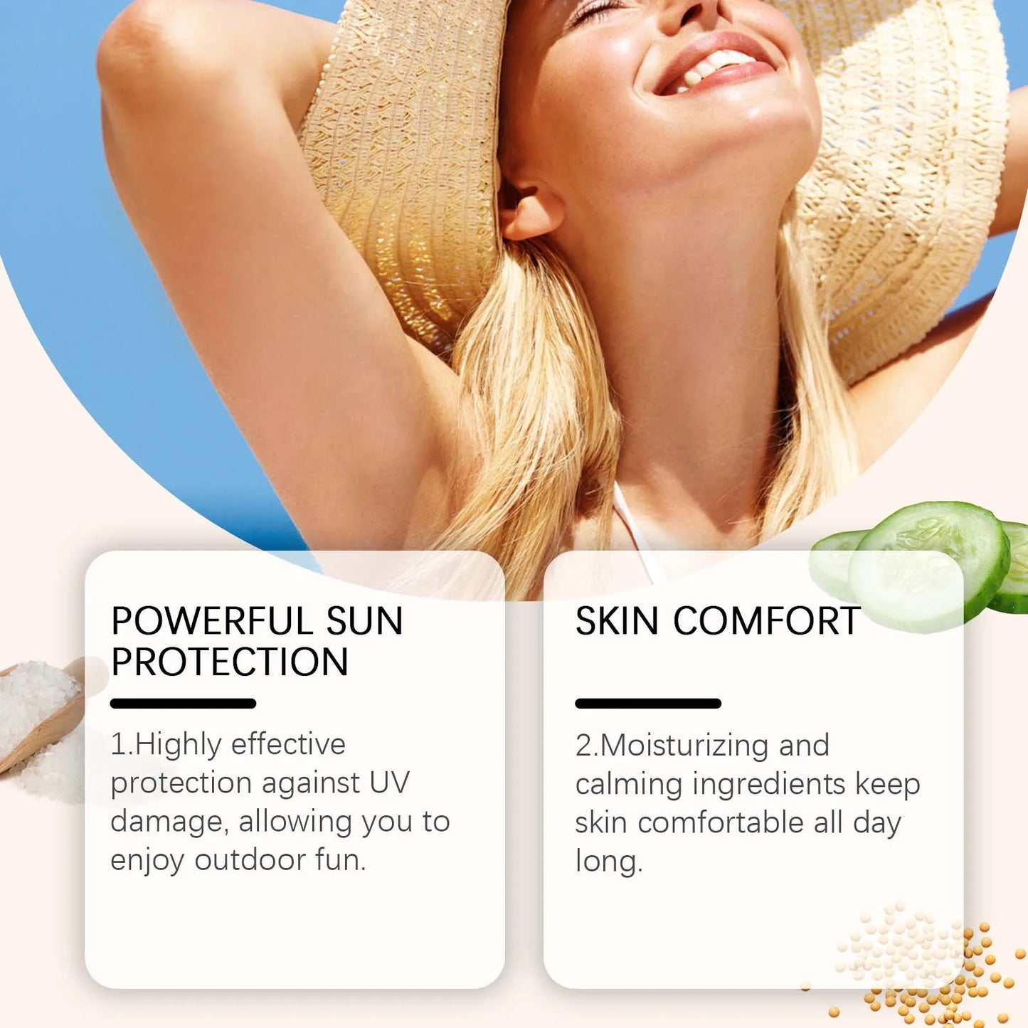 Rice Cream, Rice Puree Cream, Rice Cream Moisturizer, Moisturizes The Skin, Shrinks Pores, Rice Extract Fades Fine Lines