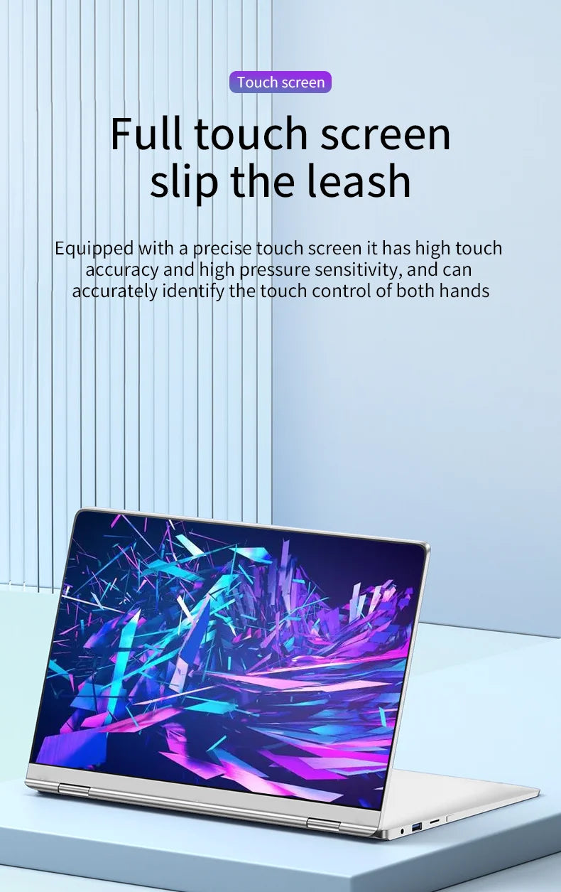 11.6 Inch Touch Screen Notebook 2 in 1 Windows 11 Pro Intel N4020 Tablet PC Computer 8GB DDR4 128GB 256GB 512GB SSD study Laptop