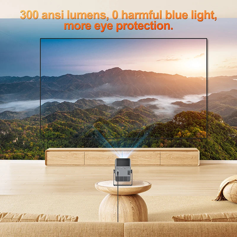Xnano HM103-A Projector 4K Android 13 Dual WiFi5 300ANSI Amlogic T950S BT5.2 1920*1080P Home Theater Cinema Mini Projectors
